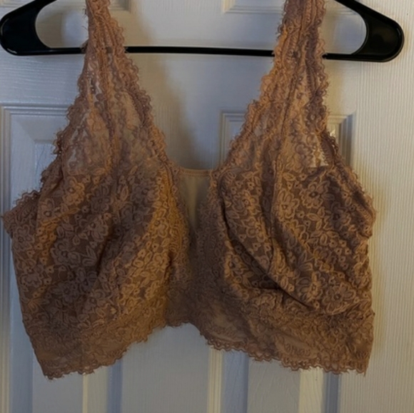 aerie Other - Nude/Tan lace aerie Bra/ bralette- Adjustable back and shoulders.